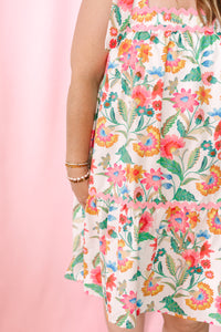 Summer Floral Mini Dress