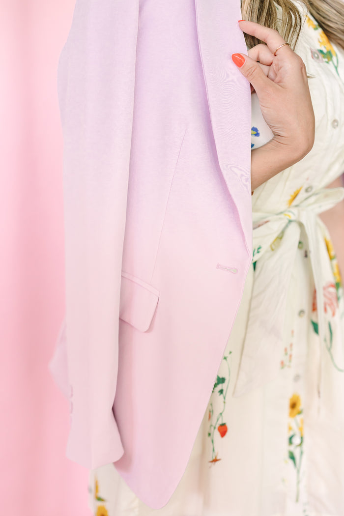 Lavender Long Sleeve Blazer