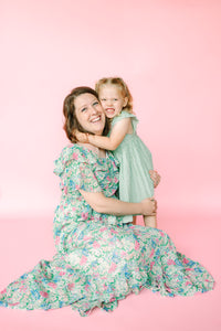 Green Embroidered Sundress