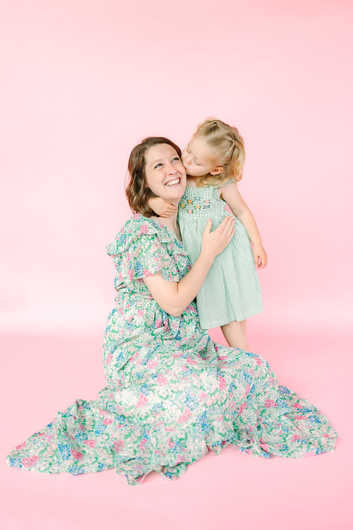 Green Embroidered Sundress