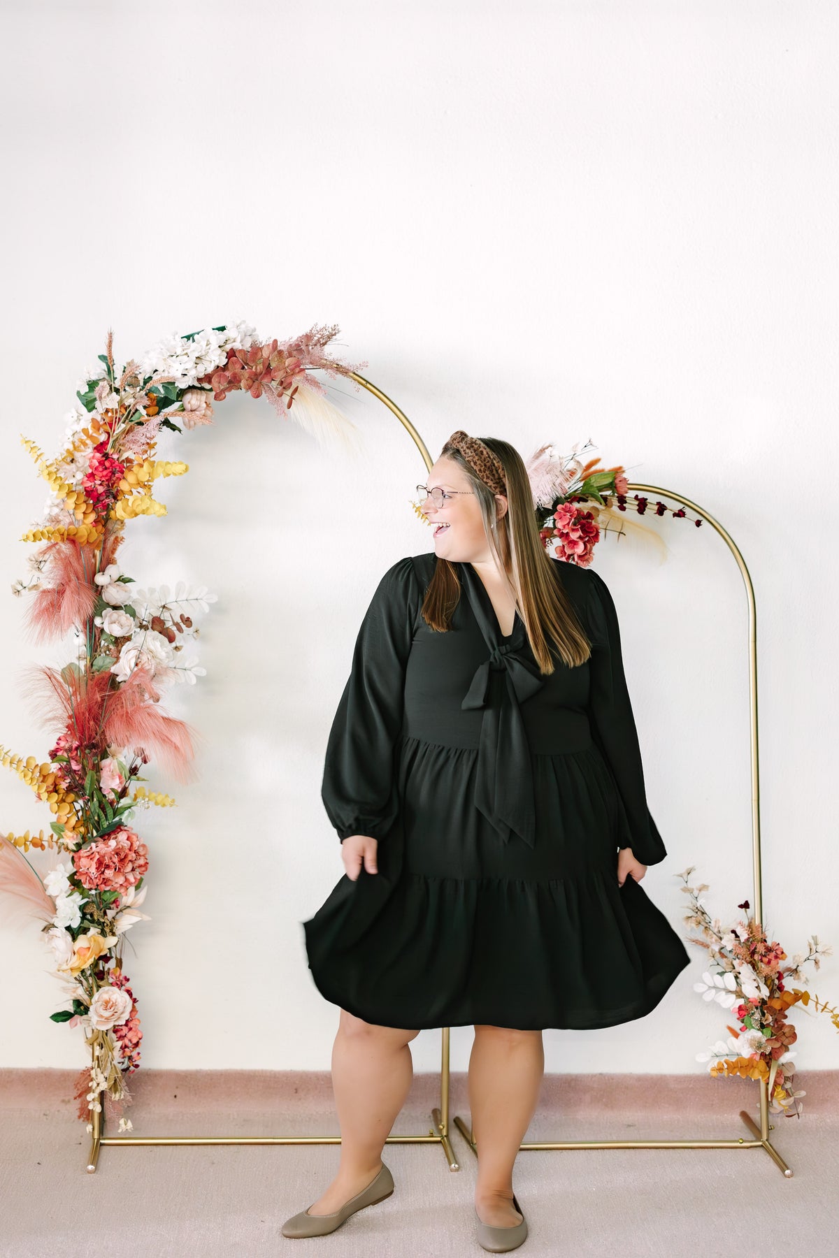 Black Multi-Way Tiered Dress