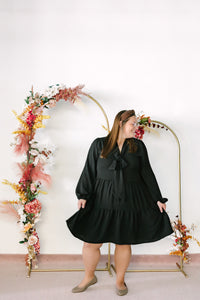 Black Multi-Way Tiered Dress