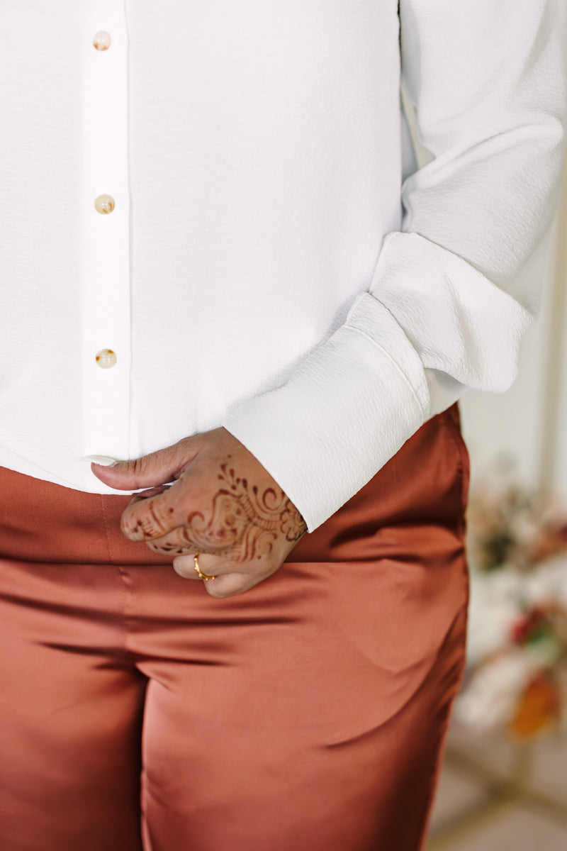 Textured Button Up