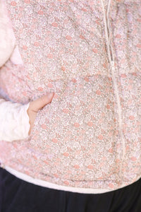Blush Floral Puffer Vest