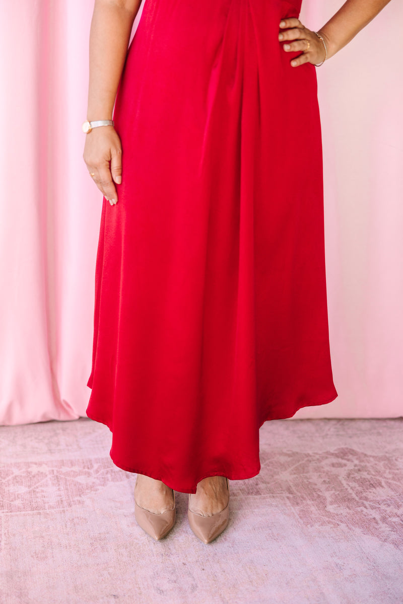 Burgundy Maxi Dress