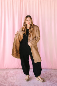 Herringbone Duster Coat