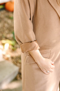 Camel Lapel Coat