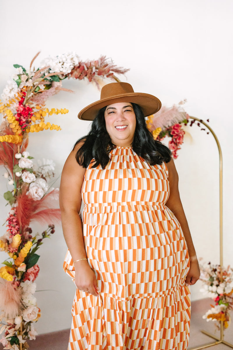 Apricot Tiered Maxi