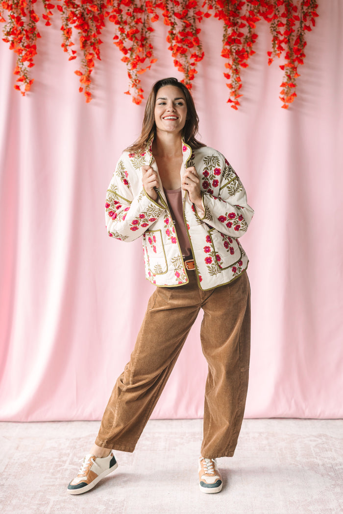 Botanical Quilted Jacket