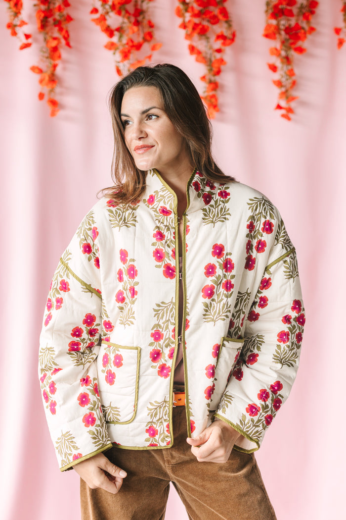Botanical Quilted Jacket