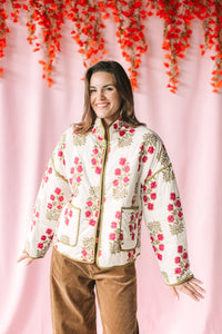 Botanical Quilted Jacket