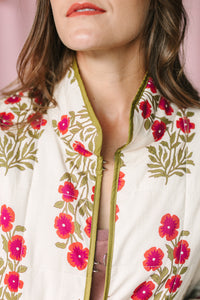 Botanical Quilted Jacket