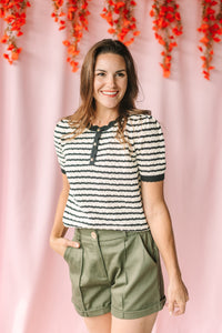 Olive Corduroy Shorts