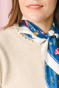 Beige Sweater Knit Top