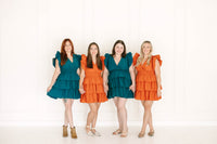 Pumpkin Flutter Dress