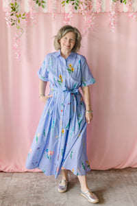 Periwinkle Floral Dress