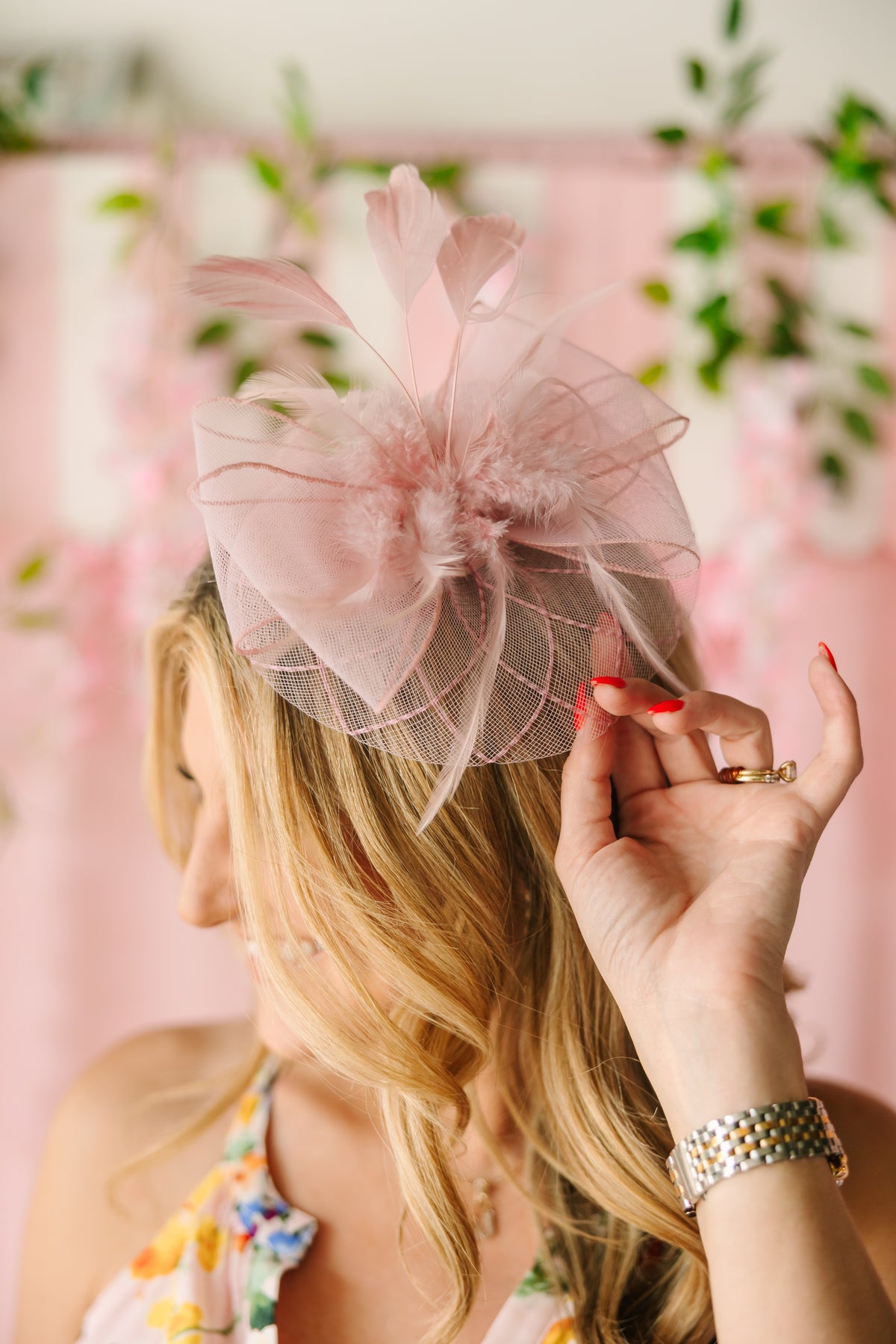 Fashion Fascinator with Feather