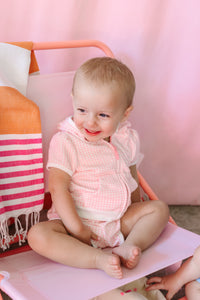 Gingham Swim Cover-Up