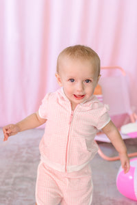 Gingham Swim Cover-Up