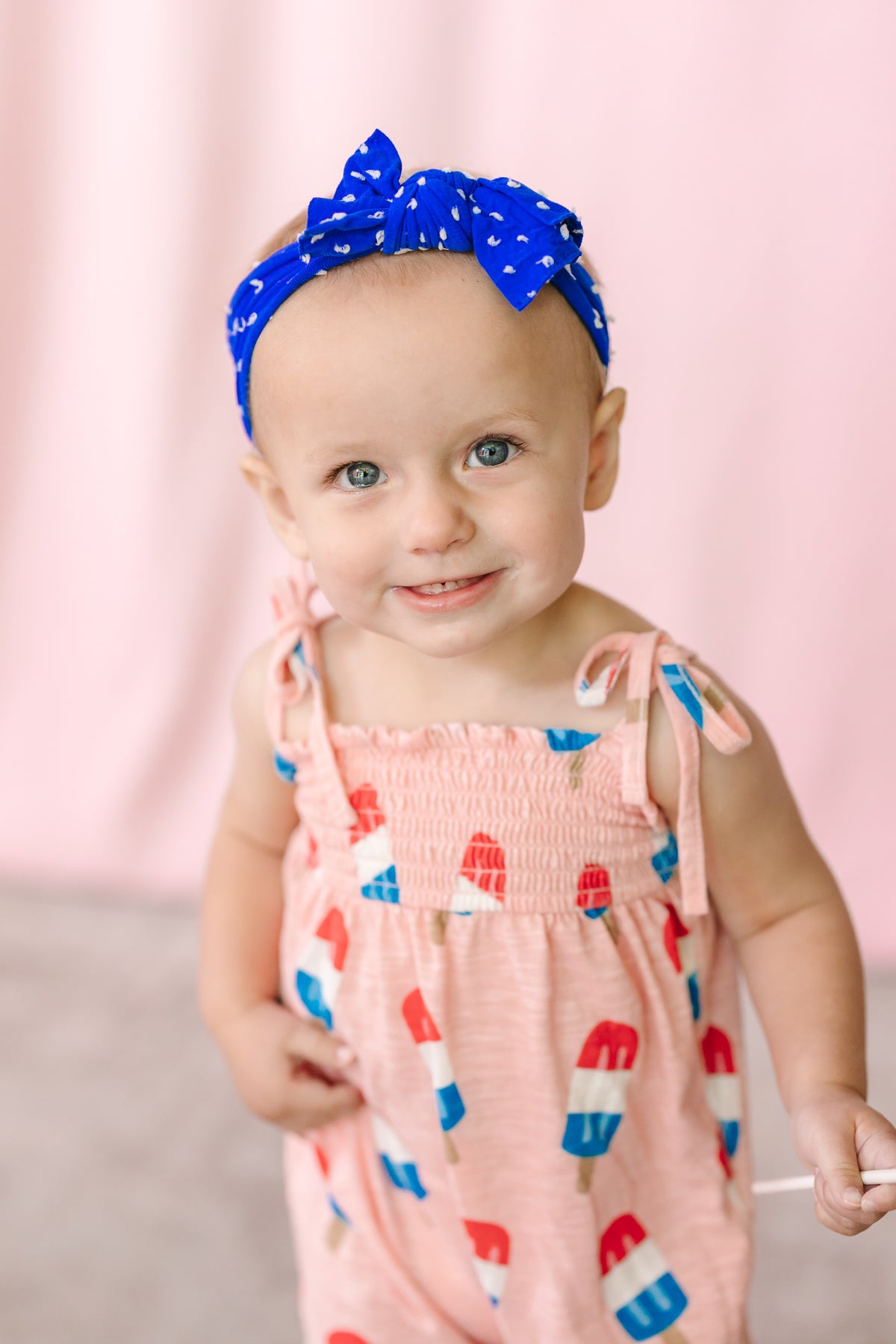 Popsicle Pink Smocked Jumpsuit