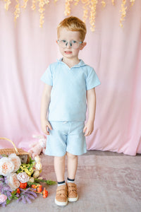 Light Blue 2-Piece Short Set