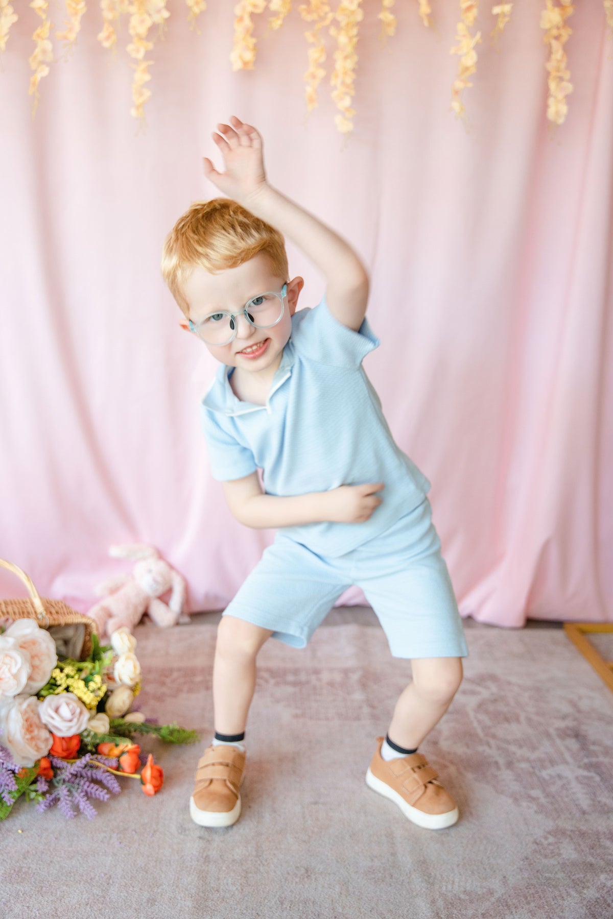 Light Blue 2-Piece Short Set