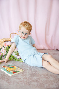 Light Blue 2-Piece Short Set