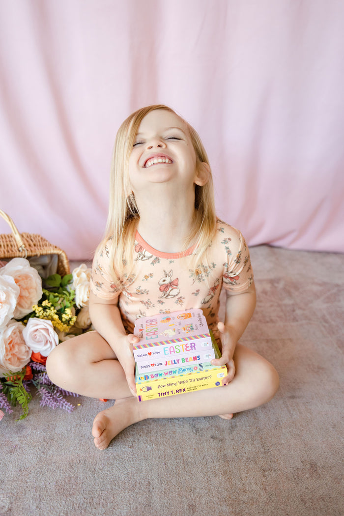 Vintage Bunny Bamboo Shorts Set