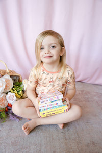 Vintage Bunny Bamboo Shorts Set