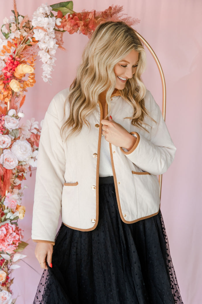 Ecru Corduroy Jacket