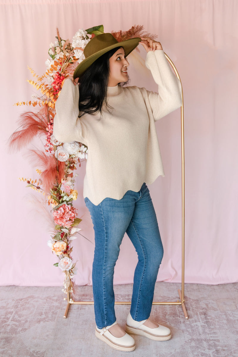 Oatmeal Cozy Sweater