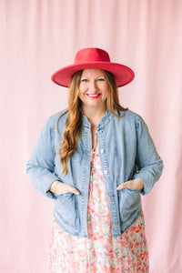 Scalloped Denim Jacket