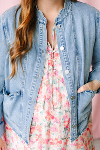 Scalloped Denim Jacket