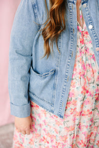 Scalloped Denim Jacket