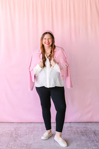 Ric Rac Trim Pink Jacket