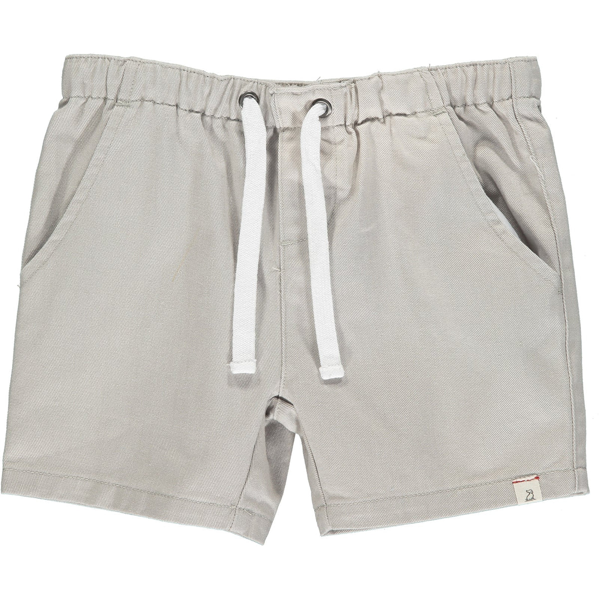 Pale Grey Hugo Twill Shorts