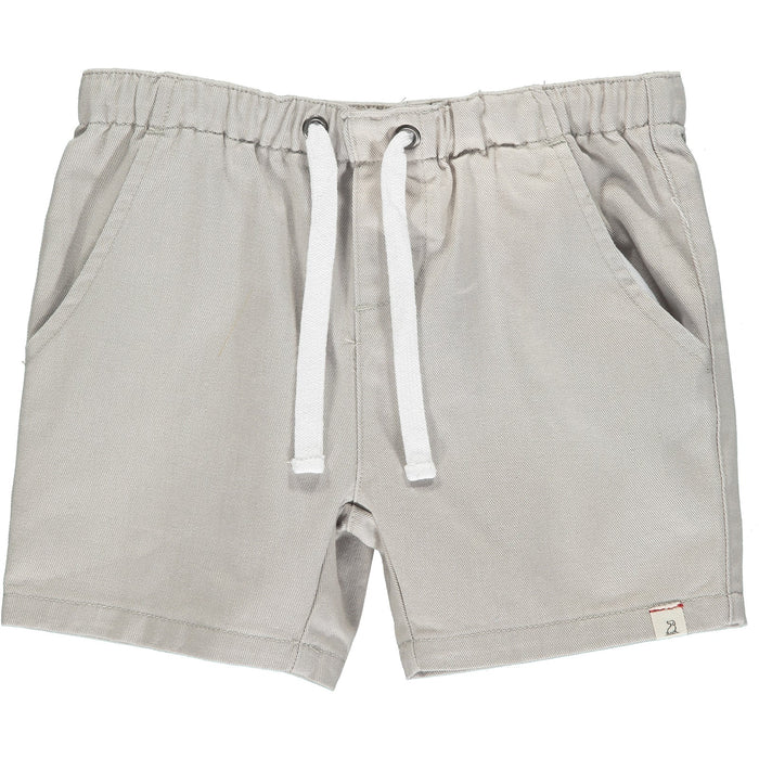 Pale Grey Hugo Twill Shorts
