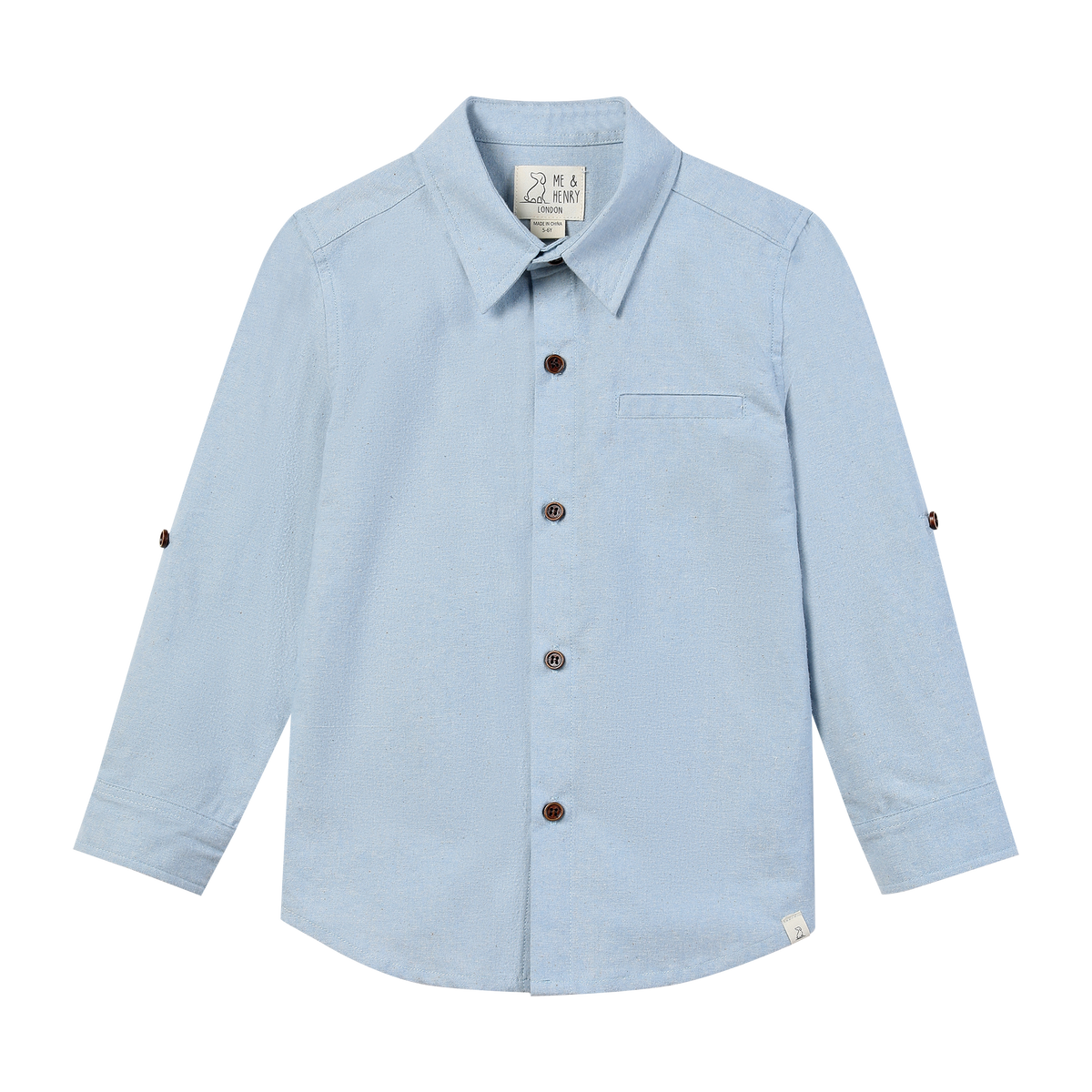 Pale Blue Chambray Shirt