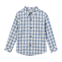 Blue/White Plaid Shirt