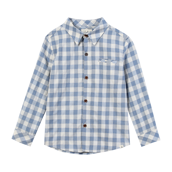 Blue/White Plaid Shirt