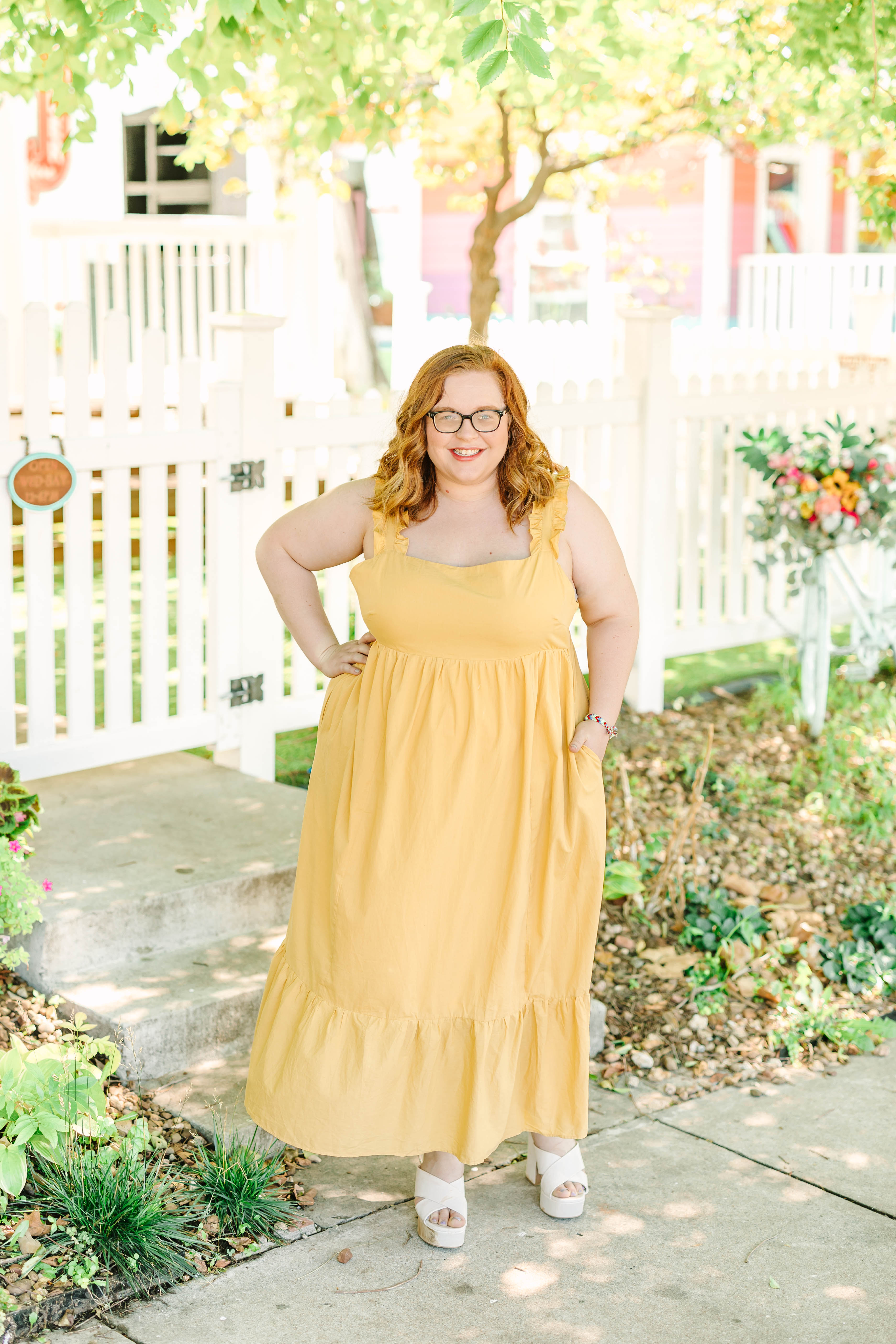 Yellow Strap Dress