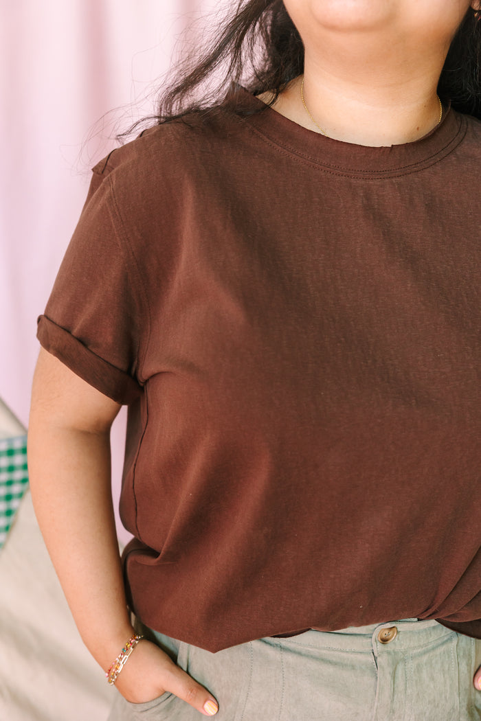Soft Brown Tee