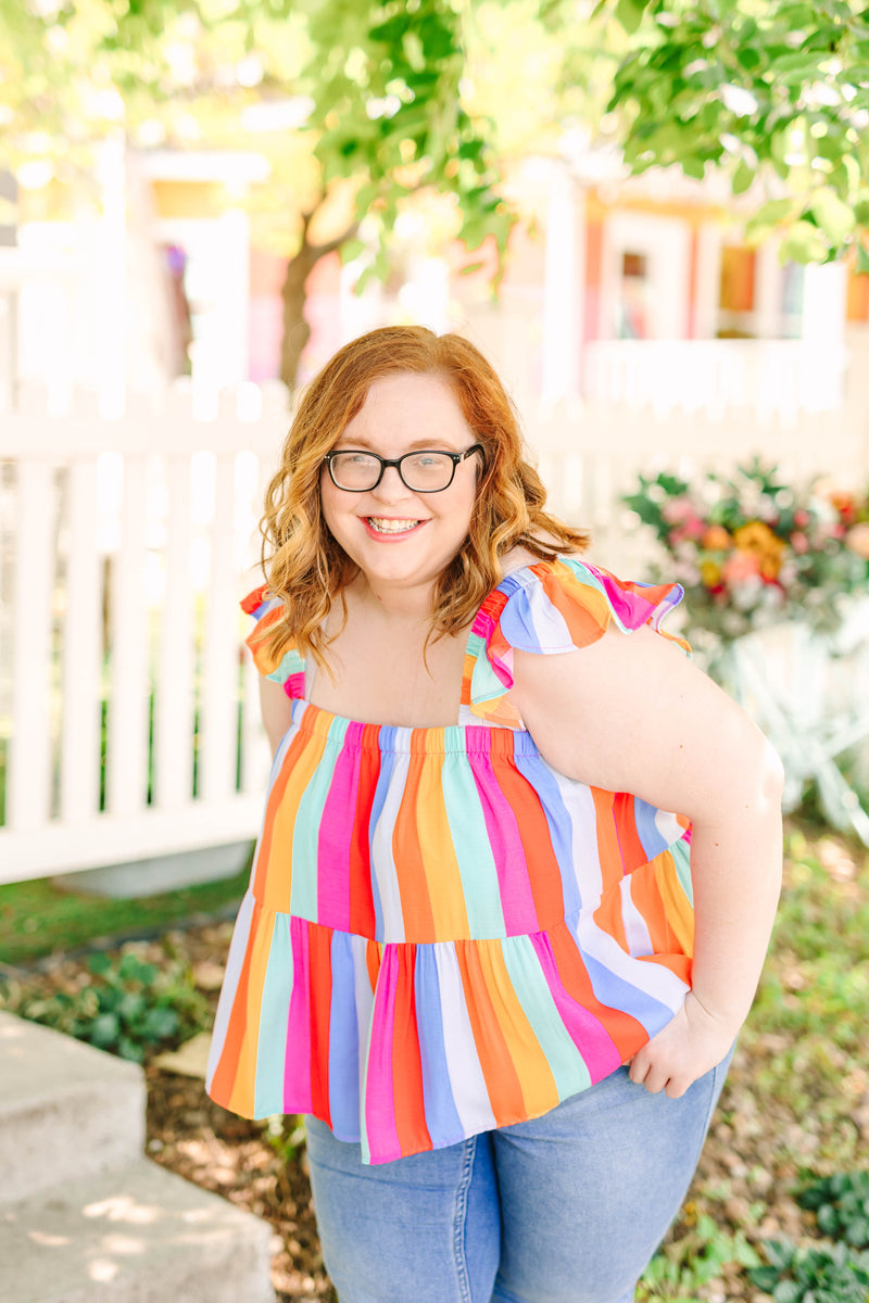 Rainbow Baby Doll Tank