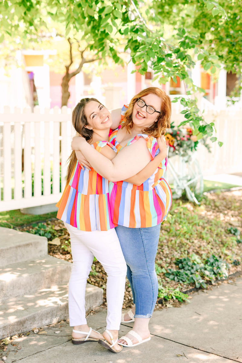 Rainbow Baby Doll Tank
