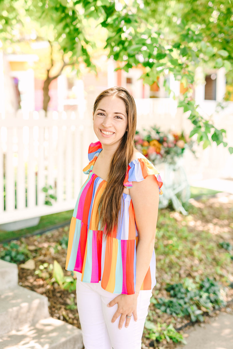 Rainbow Baby Doll Tank