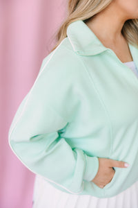 Soft Mint Pullover