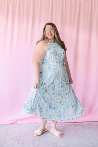 Leida Pleated Midi Dress