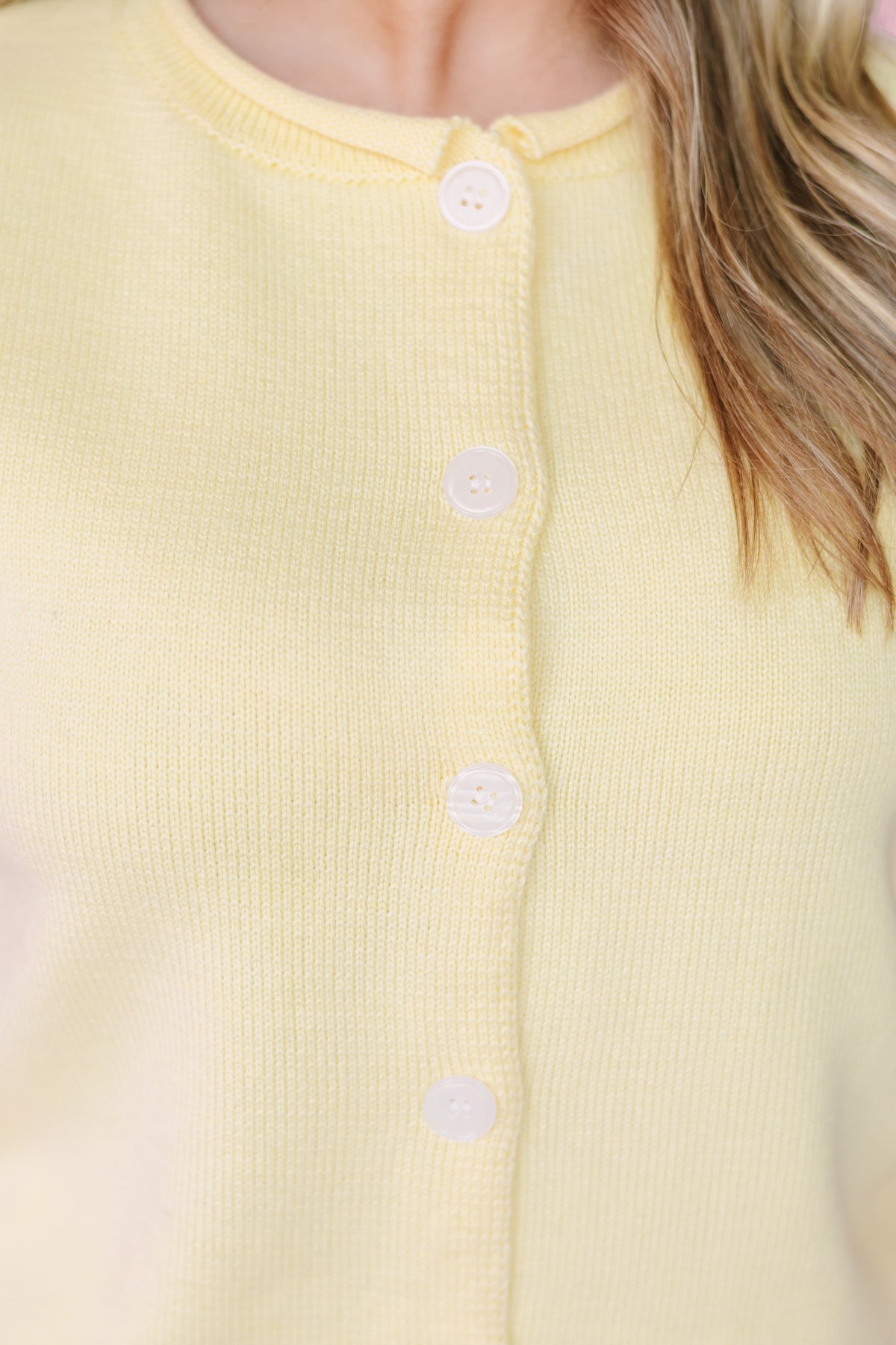 Butter Yellow Sweater Top