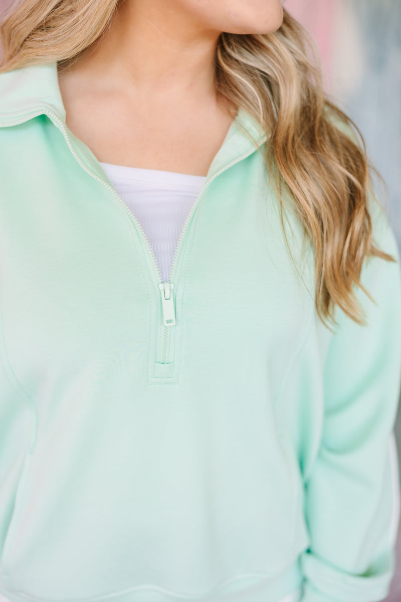 Soft Mint Pullover