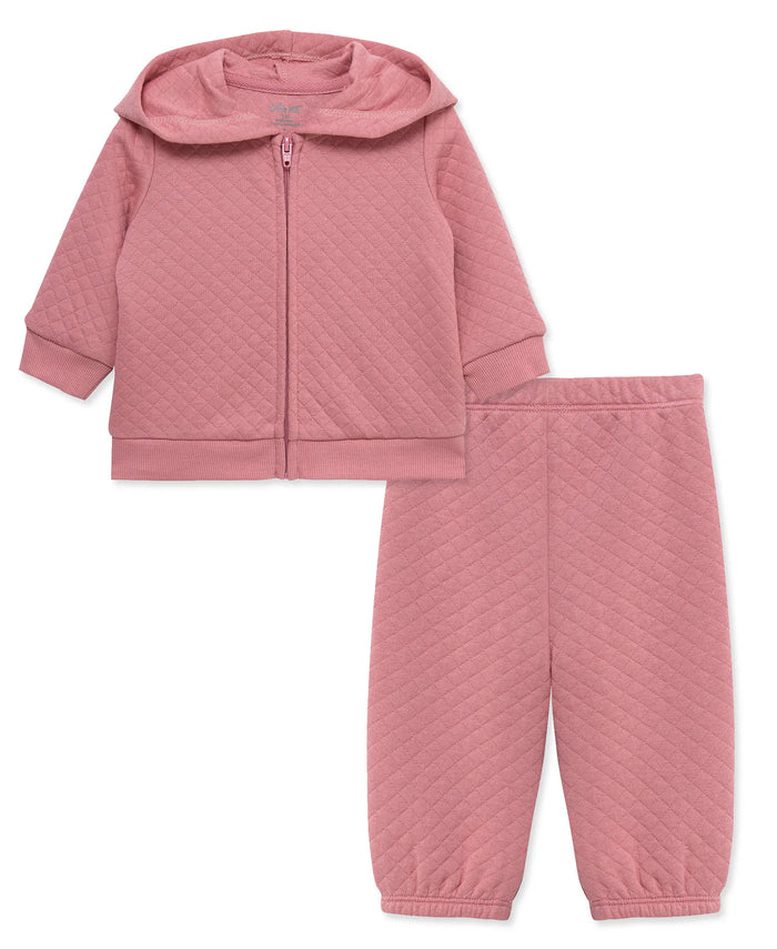 Rose Quilt Jacket Set